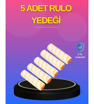 5’li Detay Boya Rulo Takımı Pürüzsüz Yüzey İçin İdeal