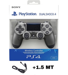 Playstation DualShock 4 Uyumlu V2 Yenilenmiş Ps4 Oyun Kolu Pc + Ps4 ( 1.5MT ŞARJ KABLOSU)