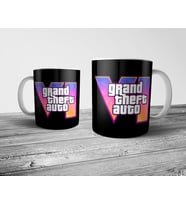 Pixxa GTA 6 - Grand Theft Auto 6 - GTA VI Kupa Bardak Model 2
