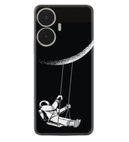 Realme C55 Kılıf Resimli Desenli Silikon Platinium Series Astronot 519