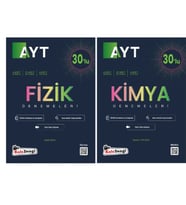 KAFA DENGİ YAYINLARI AYT SAYISAL (Fizik+Kimya) BRANŞ DENEMELERİ (2 Kitap)