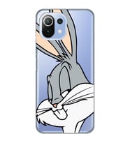 Xiaomi Mi 11 Lite Uyumlu Bugs Bunny Desenli Şeffaf Telefon Kılıfı