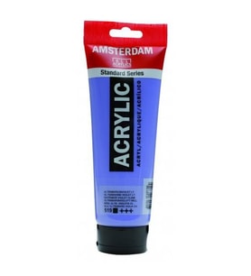 Talens Amsterdam Akrilik Boya 120 ml. 519 Ultramarine Violet Light 
