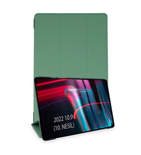 Apple iPad 2025 10.9 10.Nesil (A16) Kılıf Tablet Smart Kılıf - Koyu Yeşil