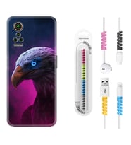 General Mobile GM 21 Pro GM 22 Pro Plus Kılıf Kablo Koruma Spiral Silikon Kartal 1622