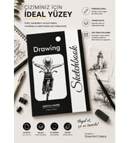 DreamArt Galery A4 Sketchbook Eskiz Defteri Çizim Defteri