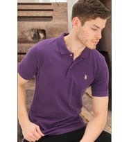 T8561 DEWBERRY ERKEK TSHIRT-AÇIK MOR