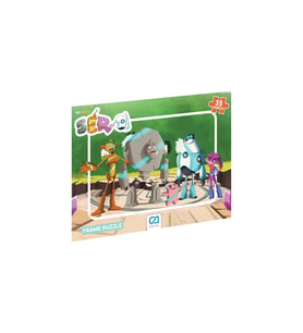 Ser-A Lisanslı 35 Parça Çerçeveli 34x24cm Çocuk Puzzle Yapboz Serisi