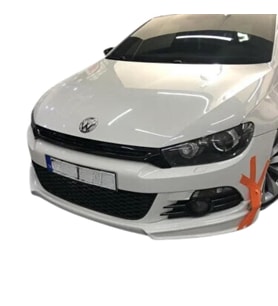 Volkswagen Scirocco Makyajsız Rieger Ön Ek (Plastik) (Standart)