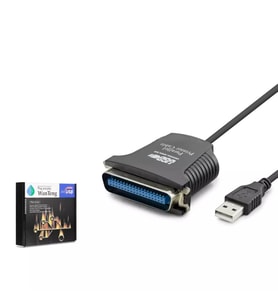 Hadron HDX7526 USB to Parallel LPT Yazıcı Çevirici Kablo 80cm - IEEE 1284
