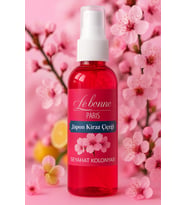 LE BONNE Japon Kiraz Çiçeği Kokulu E Vitaminli Premium Seyehat Kolonyası (Pudra Pembe)