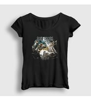 Presmono Kadın Siyah Dystopia Iced Earth T-Shirt 150342tt