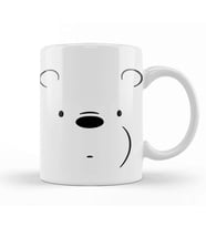 We Bare Bears Ice Bear Face Kupa Bardak Porselen