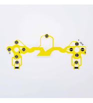 PS4 Kol Flex 001 010 011 GOLD Flex Gamepad Kol Tamir Playstation 4 Kol İç Film PS4 Kol Tamiri (Sarı)