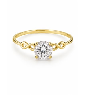 Yazıcılar 14 Ayar Altın Eterna Love Modern Tektaş Tasarım 1,14 GR ( 990 )