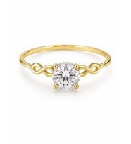 Yazıcılar 14 Ayar Altın Eterna Love Modern Tektaş Tasarım 1,14 GR ( 990 )