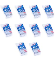 Poppy Plastik Lüks Çatal - 18 Cm. - Şeffaf - 50 Adetlik 10 Paket