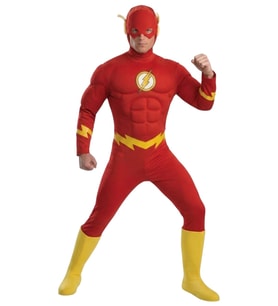 Flash Kostümü Kaslı Yetişkin