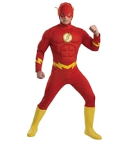 Flash Kostümü Kaslı Yetişkin