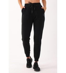 Maraton Comfort Kadın Lastik Paça Siyah Pantolon