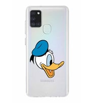 Samsung Galaxy A01  Kapak Donald Duck Tasarımlı Şeffaf Silikon Kılıf