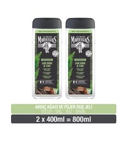 Le Petit Marseillais Men Ardıç Ağacı ve Füjer Duş Jeli 400 ml x2