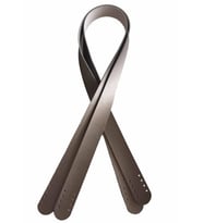Angel Çanta Aksesuar 70X2.4 Cm, Tek Kat Suni Deri Gri Renk Çift Sap