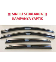 Niken Toyota Uyumlu Corolla 2014 Sonra Araca Özel Kromlu Cam Rüzgarlığı (Karışık)