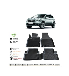 Nissan Qashqai 2012 Model 4D Havuzlu Paspas