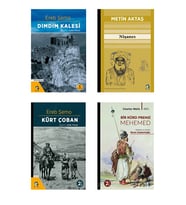 Kürtler Ile Ilgili Romanlar Seti - Nişancı Metin Aktaş - Kürt Çoban - dımdım kalesi (Renksiz)