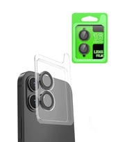 iPhone 16 Plus Raze Metal Kamera Lens - Siyah