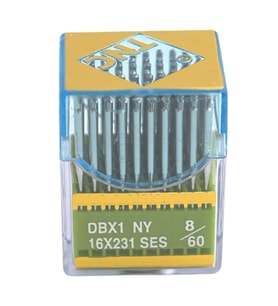Düz Makine İnce Dip Yanmaz Dikiş İğnesi / DBX1 SES PVD 8/60 100ADET