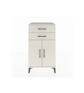 Hyperion Komodin Tek Raflı 2 Çekmeceli 2 Kapaklı 60x44x106 Aytaşı-Aytaşı