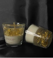 Touch Design Co. -  Golden Harmony 2'li Set (Vanilya Kokulu) (Beyaz - Gold)