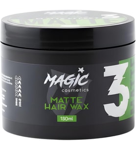 Mat ve Doğal Görünüm Sağlayan Saç Şekillendirici Wax 150 ml Güçlü & Kalıcı Tutuş Kadın ve Erkek İçin Saç Şekillendirme Vaksı Tüm Saç Tipleri