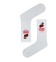 Cherry Cherry Lady Yazılı Tenis Çorap