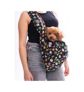 Pawstar Kedi, Küçük Köpek Taşıma Çantası Osaka Smile CrossBody Bag 2-6 Kg