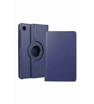 Tab M10 FHD Plus Uyumlu TB-X606F Standlı 360° Yatay Dikey Dönebilen Deri Tablet Kılıfı