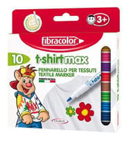 Fibracolor T-shirtmax Kalıcı Tekstil/Kumaş Kalemi 10 Renk 