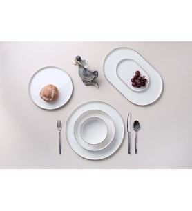 Porland Chopin Platin 27 Parça 6 Kişilik Yemek Takımı 04ALM006747