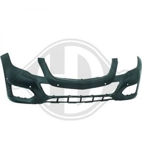 2012-2015 Mercedes Glk X204 Ön Tampon Gri (Far Yıkamalı-Sensör Delikli)(Tw) (Adet) (Oem No:204880224