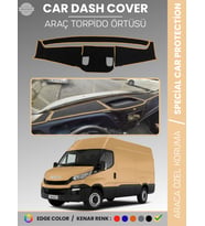 IVECO DAILY (2014-2019) Torpido Örtüsü Panel Torpido Koruma Araca Özel Tam Uyum Kaymaz Kolay Montaj