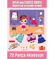Ayla's Dressing Room - Mıknatıslı Giydirme Kitabı (72 Parça)