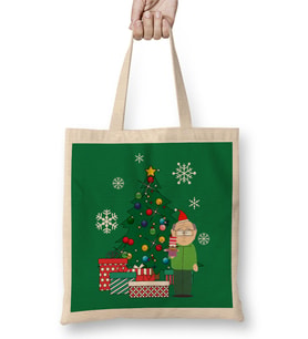 Mr Garrison Around The Christmas Tree South Park Bez Çanta Uzun Saplı