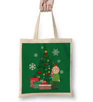 Mr Garrison Around The Christmas Tree South Park Bez Çanta Uzun Saplı