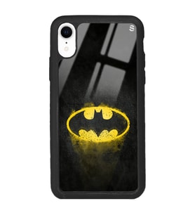 iPhone XR Yellow Batman Tasarımlı Glossy Telefon Kılıfı