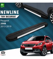 S-Dizayn Peugeot 2008 NewLine Aluminyum Yan Basamak 173 Cm 2013-2019 A+ Kalite