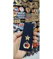 Jandarma Asayiş Subay Binbaşı 3D Tpu Rütbesi Lacivert, Bir Çift , Standart Ölçü, (Çok Renkli)