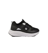 Ayakmod Beyaz Buz Fileli Hafif Unisex Spor Ayakkabı 2105 Z (Siyah - Beyaz)