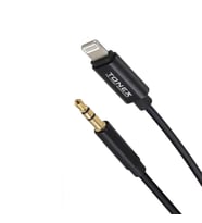 Tonex Ax-02 Lightning To Aux Ses 3.5mm Audio Kablosu -  Siyah